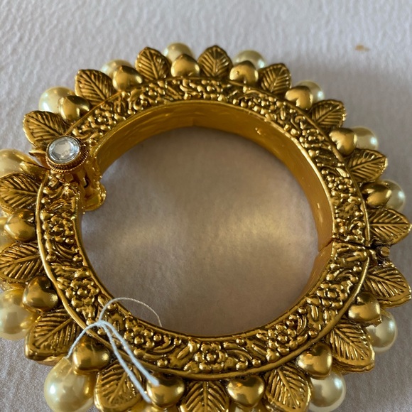 Gold & cultured pearl bracelet - Picture 6 of 14